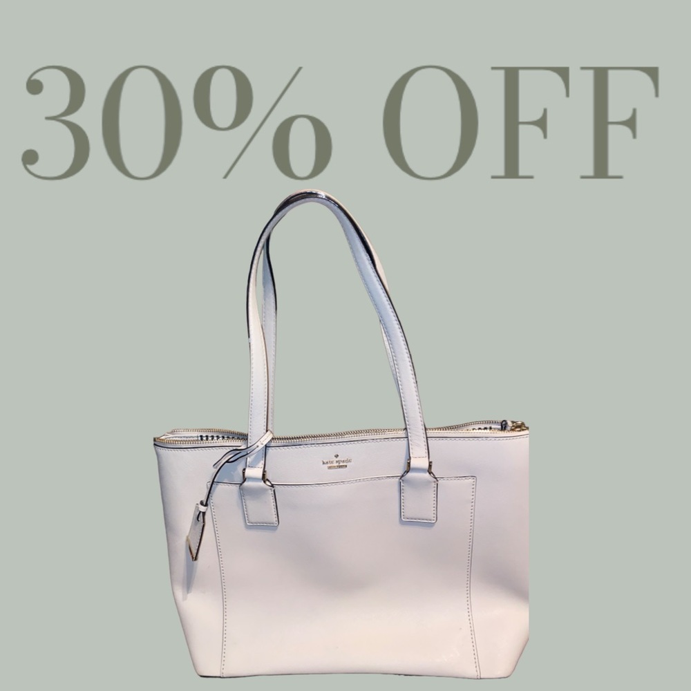 Beige, large purse, Kate spade